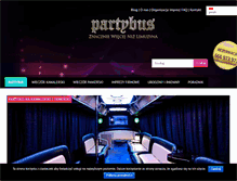 Tablet Screenshot of partybus.pl