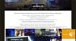 Desktop Screenshot of partybus.dk