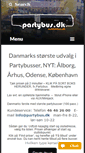 Mobile Screenshot of partybus.dk